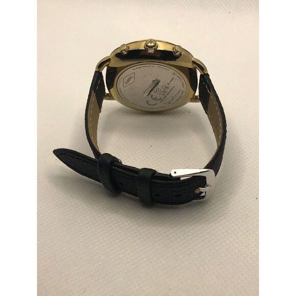 Fossil Q FTW1201 Women's Black Leather Analog Dial Wrist Hybrid Smart Watch HK38 - Picture 9 of 9